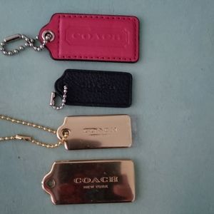 Coach miscellaneous bag tag's